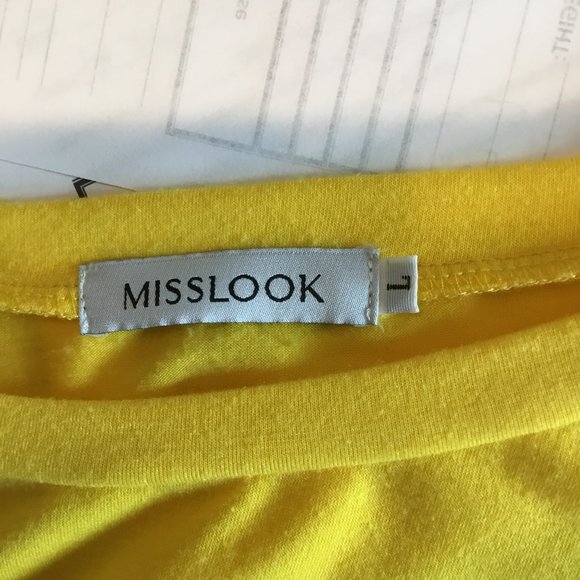 Mislook Unisex Yellowstone Dutton Ranch Brand Logo Tee Yellow Size Men's Large - Picture 7 of 10